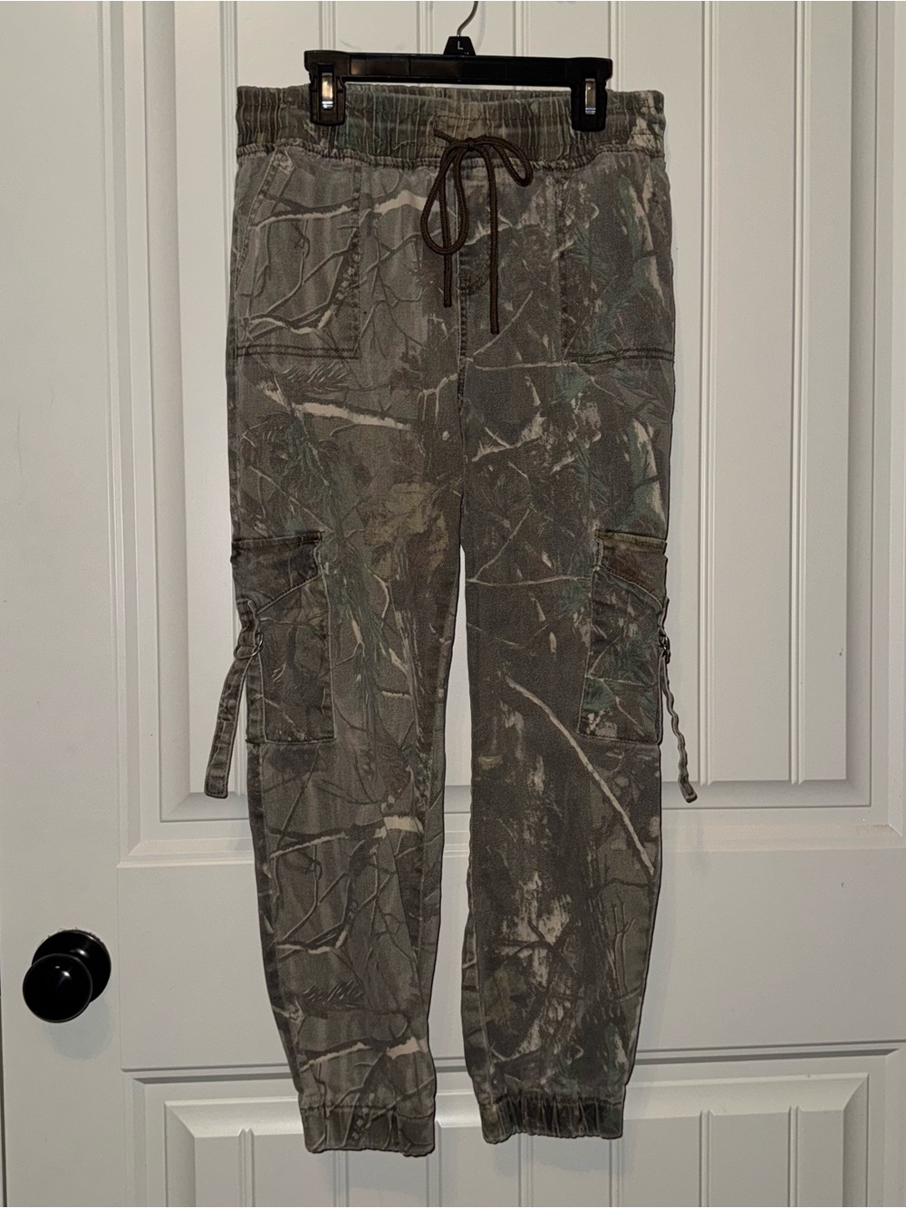camouflage cargo jogger pants